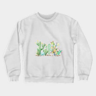 Bohemian Glam Cactus Crewneck Sweatshirt